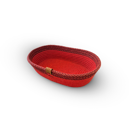 Red Boat Cotton Rope Basket