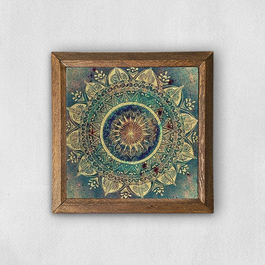 Mandala Wooden Framed - 2